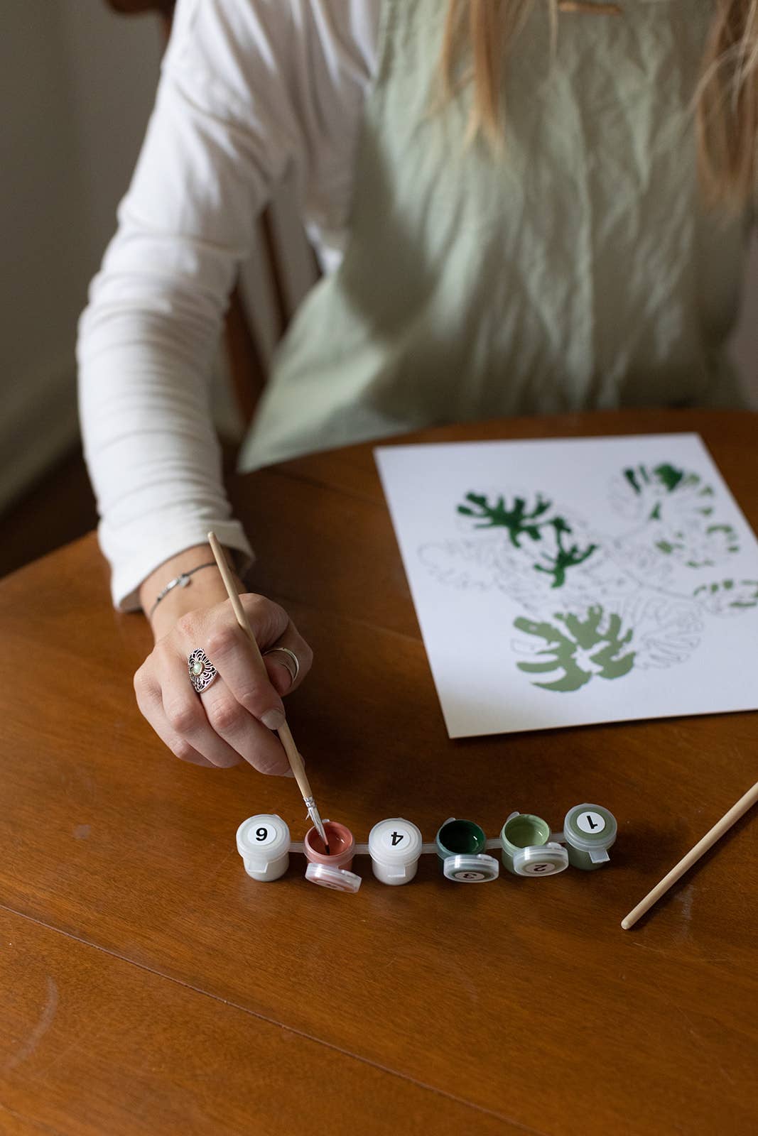 Orange Blossoms Paint-By-Numbers Kit