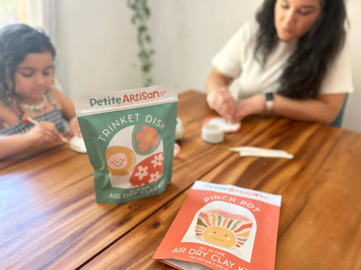 Kids Art Dry Clay Trinket Dish Kit
