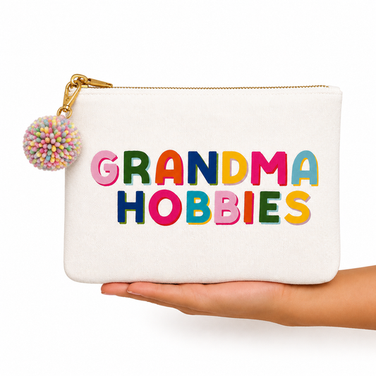 Needlepoint Bag Grandma Hobbies Stripe Cross stitch project