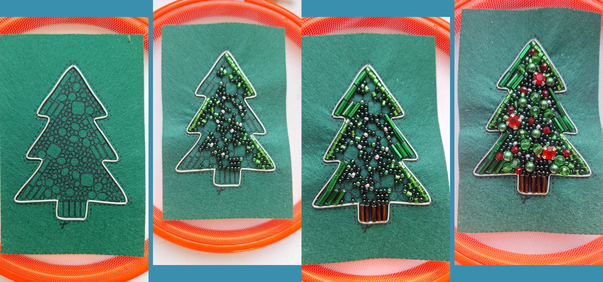 Christmas Tree DIY Brooch Kit