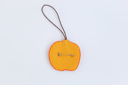 Halloween DIY Beaded Brooch Kit: Spooked Pumpkin