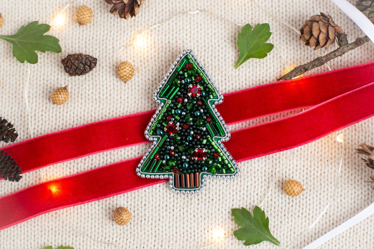 Christmas Tree DIY Brooch Kit