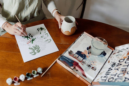 Orange Blossoms Paint-By-Numbers Kit