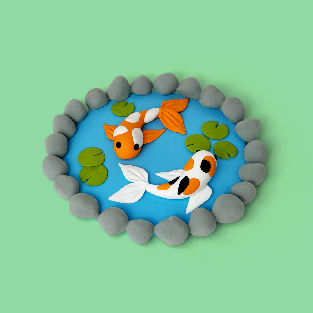 Koi Pond Air Dry Clay Kit